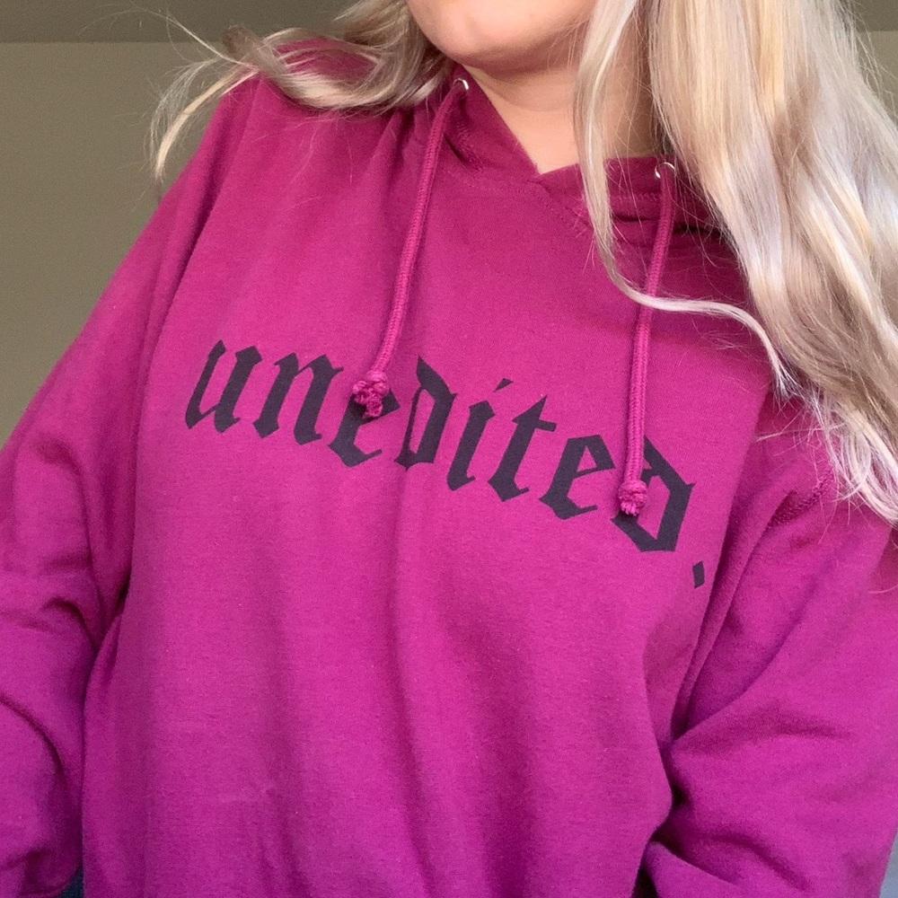 Purple/Maroon ‘Unedited’ Hoodie